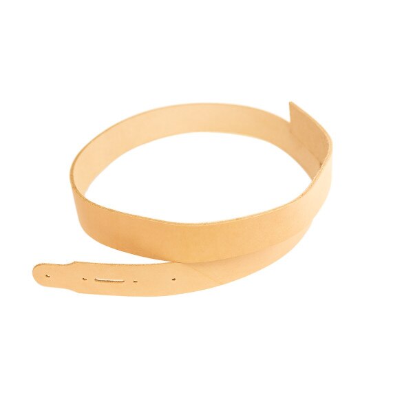 BBHO.Natural.72 Inch No Snaps.01.jpg Hermann Oak Belt Blanks Image